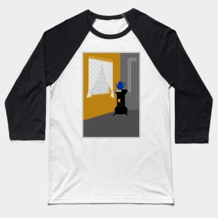 Cosy room with oven. Baseball T-Shirt